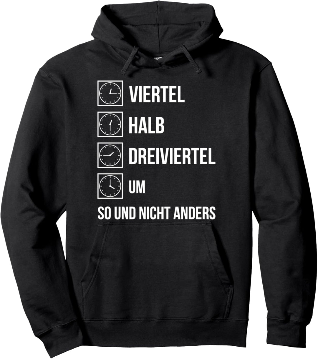 Ostdeutsche Uhrzeit Geschenk Ossi Zeiten DDR Lustiger Spruch Pullover Hoodie