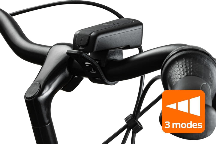 AXA Fahrradlicht Set Dwn 50 Lux – USB Aufladbar – Batterieanzeige – Bremslichtfunktion – StVZO Zugel