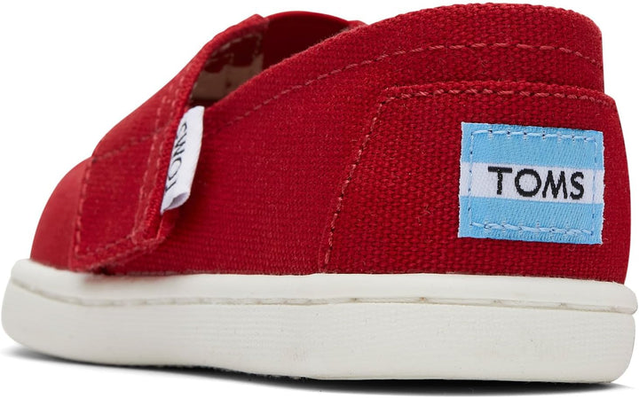 TOMS Unisex Kinder Alpargata Flache Slipper 26 EU Rot, 26 EU Rot