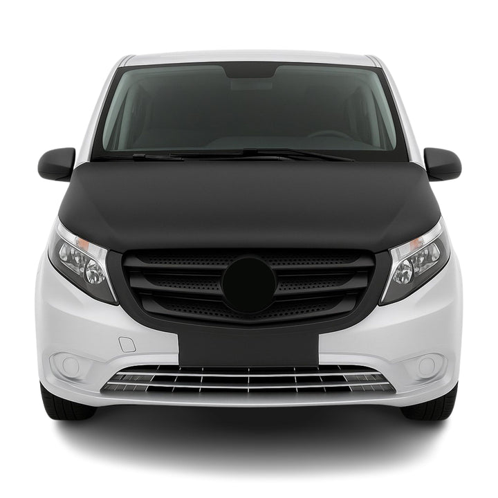 OMAC Haubenbra Bonnet Bra Steinschlagschutz kompatibel mit Mercedes Vito W447 2014-2025 Schwarz