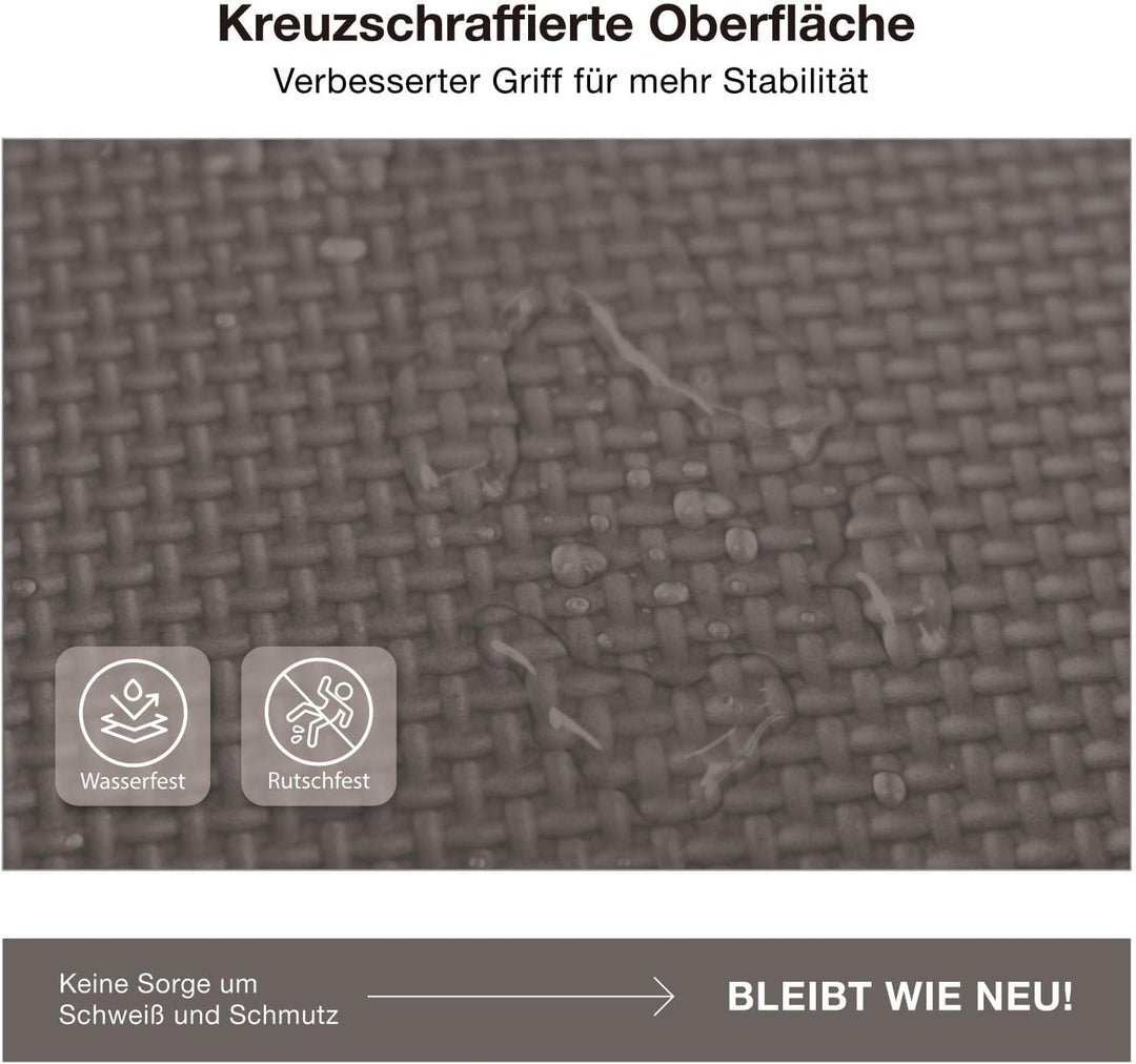 AIRHOP Bodenschutzmatte Fitness Matte Extra Dicke Bodenmatten, rutschfeste Schutzmatten Fitnessraum,