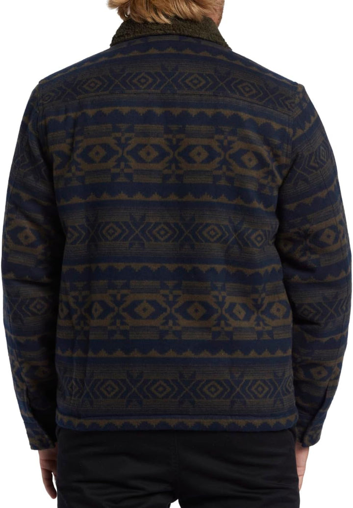 BILLABONG Herren Barlow Sherpa Jacke S DARK BROWN, S DARK BROWN
