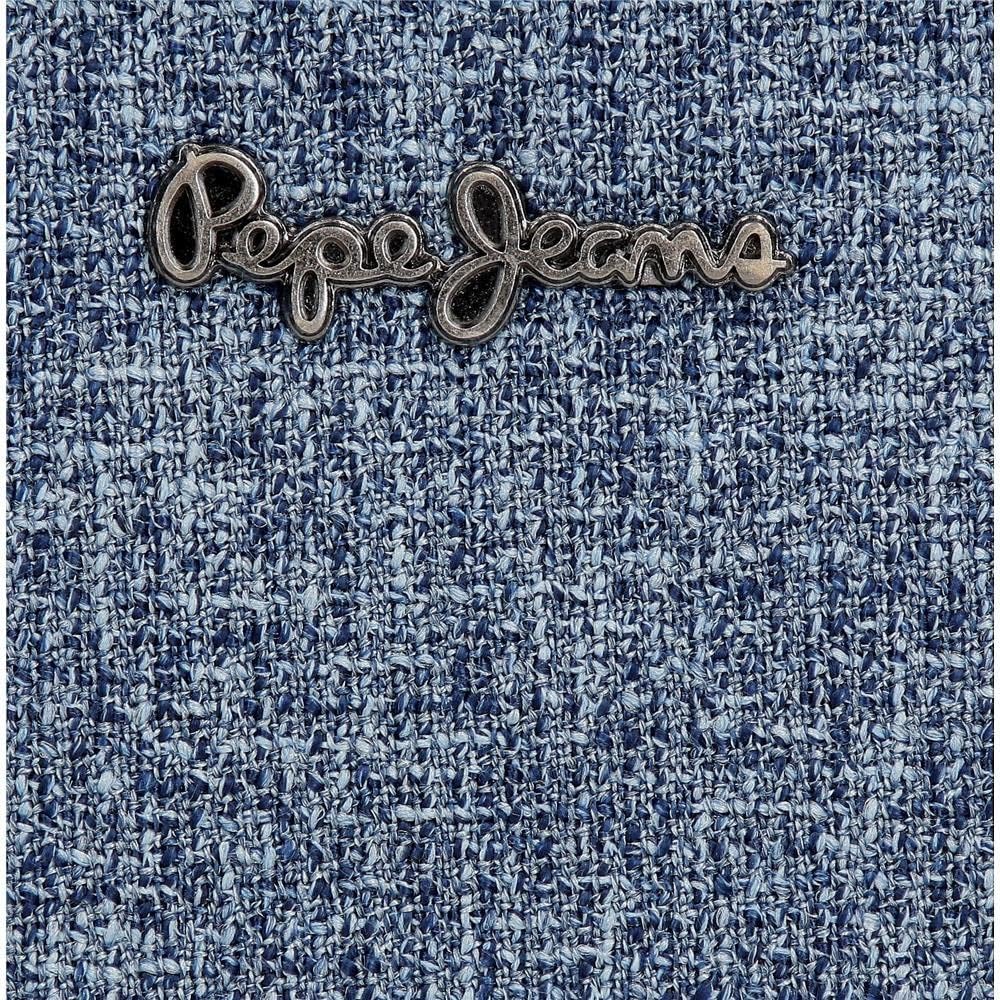 Pepe Jeans Maddie Umhängetasche Handyhalter Blau 11x17,5x2,5 cm Polyester mit Kunstlederdetails Blau