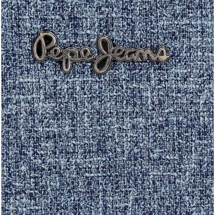Pepe Jeans Maddie Umhängetasche Handyhalter Blau 11x17,5x2,5 cm Polyester mit Kunstlederdetails Blau