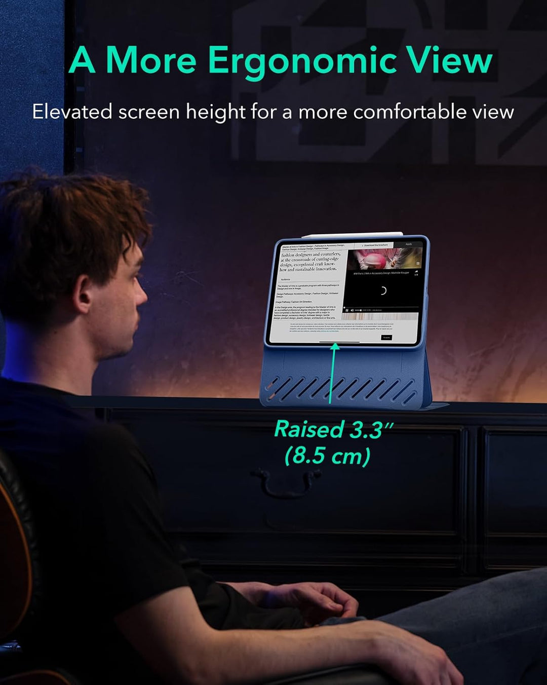 ESR für iPad Pro 11 Hülle 2022/2021, iPad Pro11 Zoll Case, abnehmbare magnetische Abdeckung, Verstel