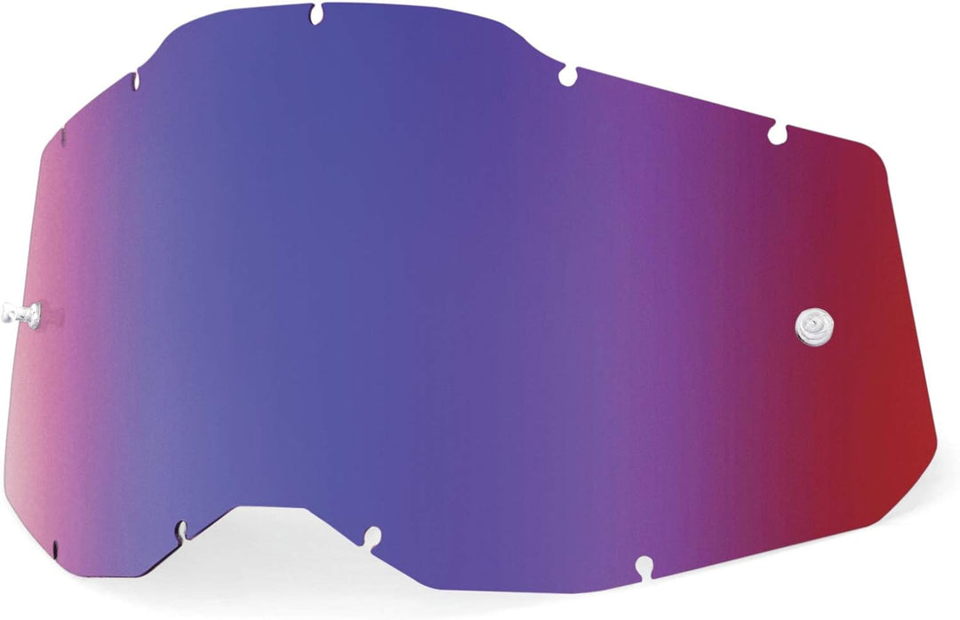 100% Unisex-Adult Racecraft/Accuri/Strata Replacement Sunglass Lenses Rot/Blau, Rot/Blau