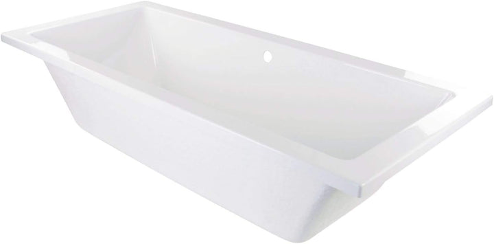 Calmwaters® Rechteck-Badewanne 200x90 cm, Acrylwanne Modern Square 2, Duo-Badewanne für zwei Persone