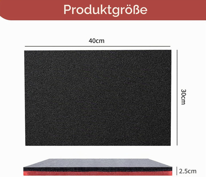 4 StüCk 40×30×2.5cm Schaumstoffeinlage Werkzeug,Precision Defined Werkzeugkisten-Schaumstoff,Multila
