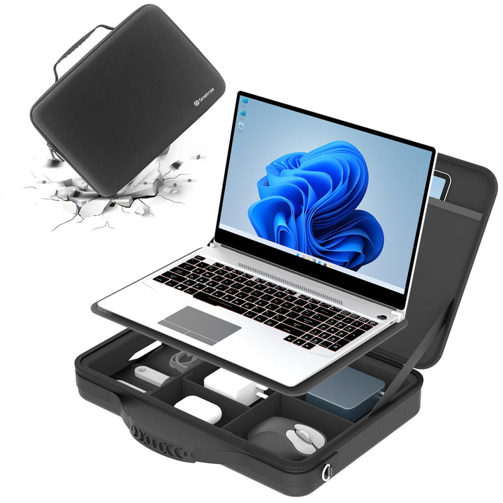 Smatree Hard Laptop Schultertasche für 15,6-16 Zoll ASUS L510/P1512/M515/F515/ProArt P16, für ROG Ze