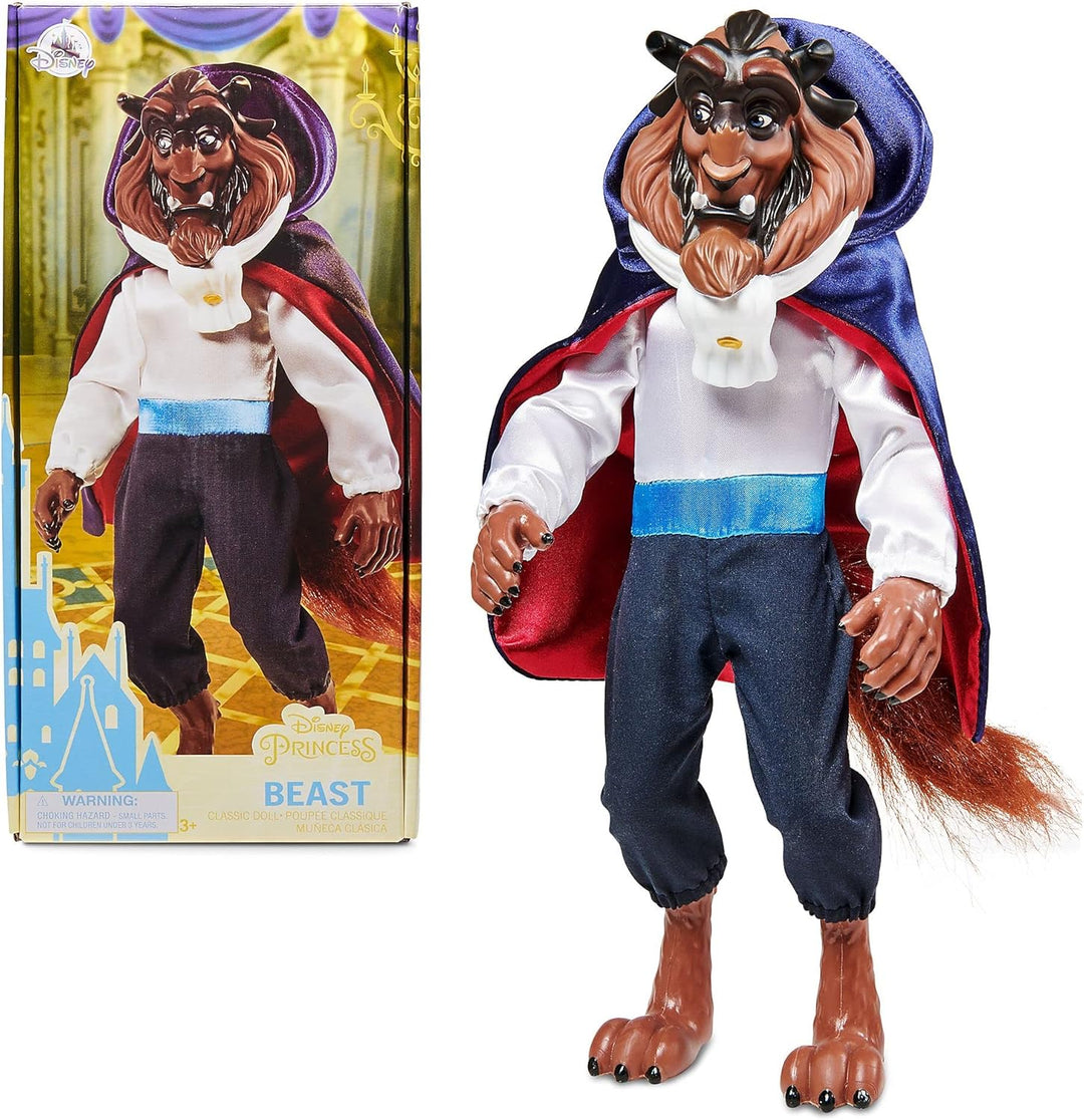 Disney Store Offizielle Biest-Puppe für Kinder, Die Schöne und das Biest, 32 cm, vollbewegliche Pupp