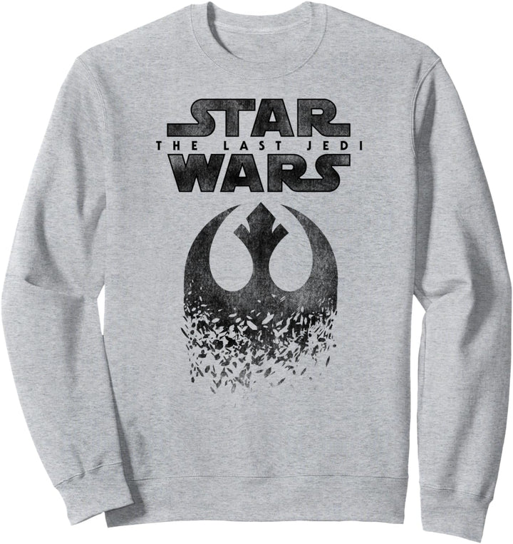Star Wars The Last Jedi Shattered Rebel Logo Sweatshirt