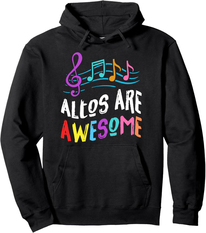 Altos Notenschlüssel Noten Singen Gesang Chor Musik Geschenk Pullover Hoodie
