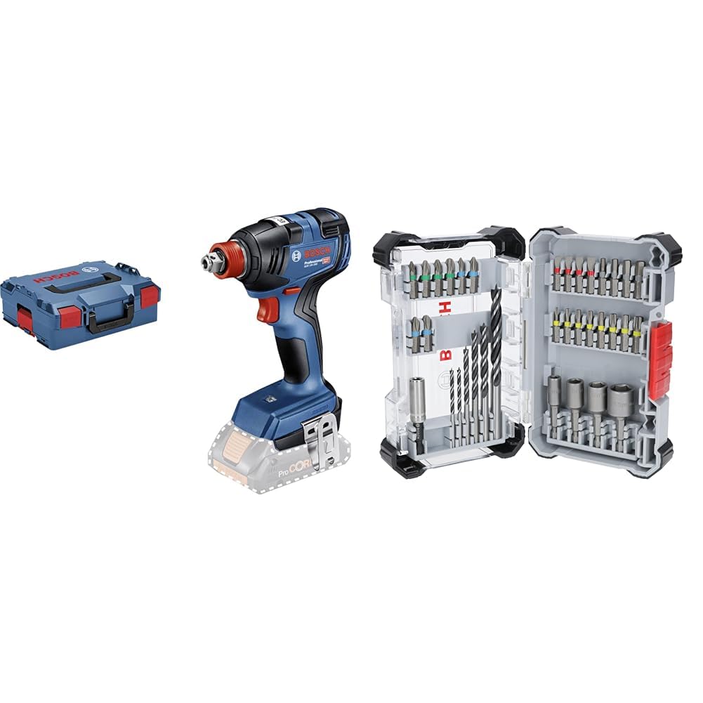 Bosch Professional 18V System Akku Drehschlagschrauber GDX 18V-200 (inkl. L-BOXX, ohne Akku/ Ladeger
