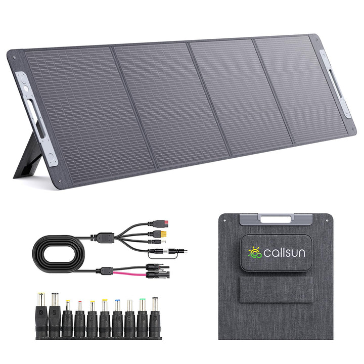 220W 19.8V Tragbares Solarpanel,N-Type 16BB Faltbar Monokristalline Solarmodule für Tragbare Powerst