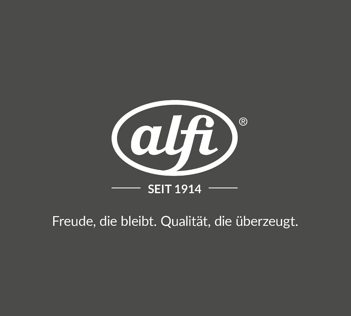 alfi SKYLINE 1,0l, cool grey mat, Edelstahl-Isolierkanne mit hygienischem Hartglaseinsatz, Drehversc