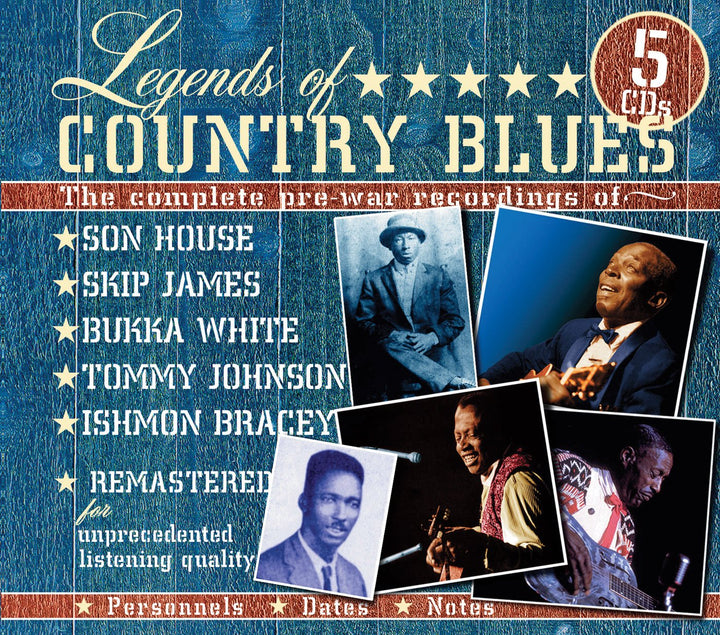Legends of Country Blues, Audio-CD