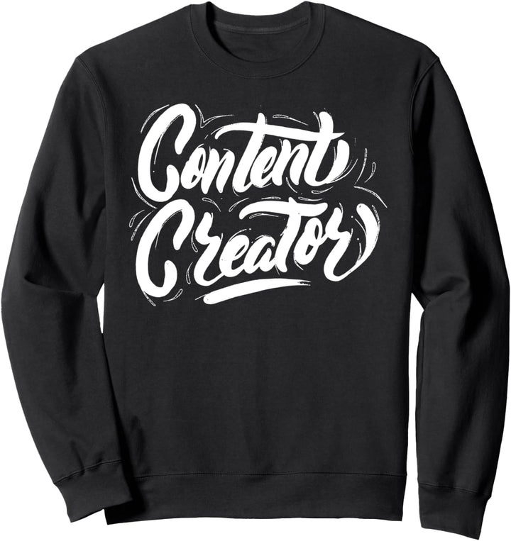 Content Creator - Influencer für soziale Medien - Blogger Vlogger Sweatshirt