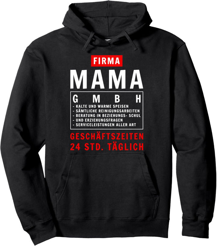 Firma Mama GmbH Lustig Geschenkidee Familie Beste der Welt Pullover Hoodie