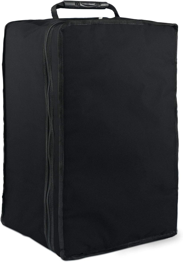 XDrum Cajon El Bajo Bass Port Black/Walnut - Integrierter Bass Port für druckvollen Sound - Trommelk