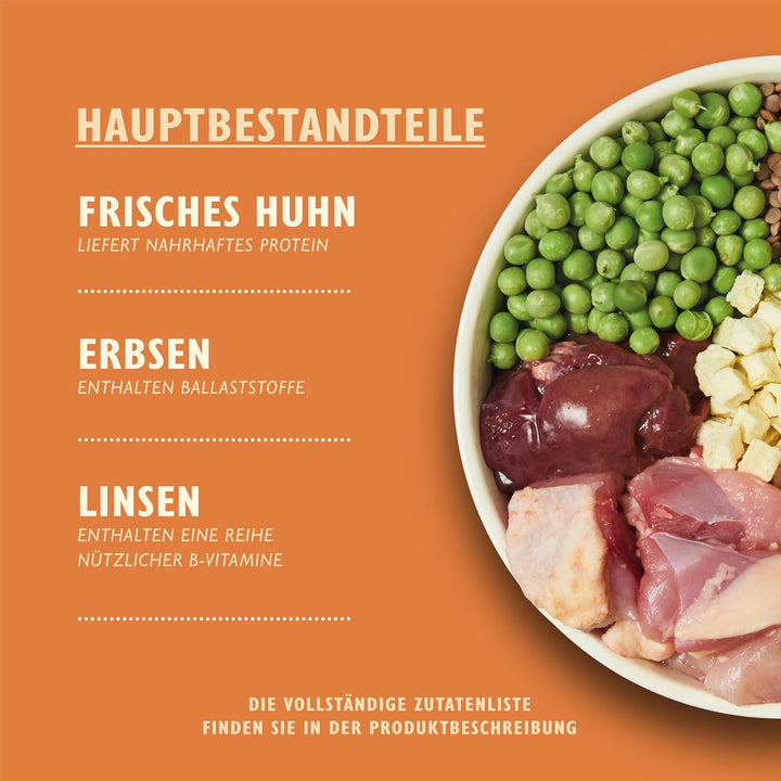 Lily's Kitchen natürliches Trockenfutter für ausgewachsene Hunde Huhn und Ente Getreidefreies Rezept