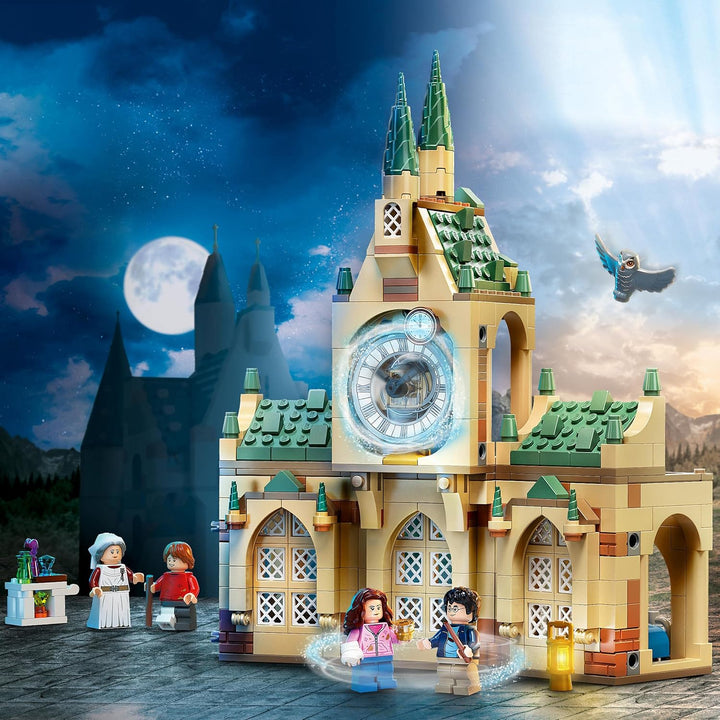 LEGO 76398 Harry Potter Hogwarts Krankenflügel, Schloss-Spielzeug mit Minifiguren aus Der Gefangene