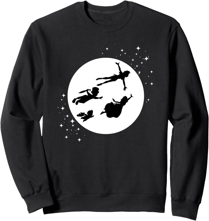 Disney Peter Pan Darling Kids Flying Moon Silhouette Sweatshirt
