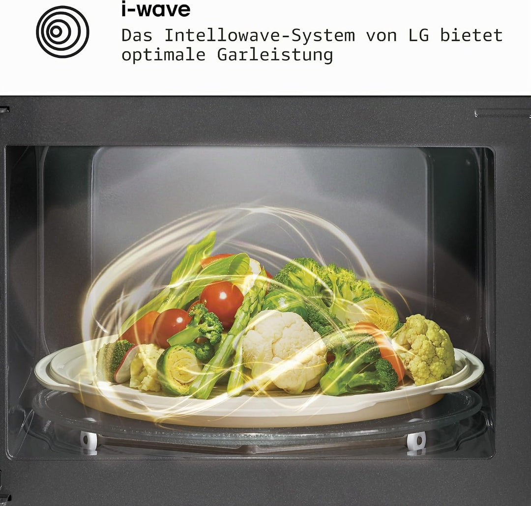 Micro-ondes LG MH6042D 20 L 600W Schwarz 20 Litros 700 W Mikrowelle mit Grill und Digitalanzeige, Sc