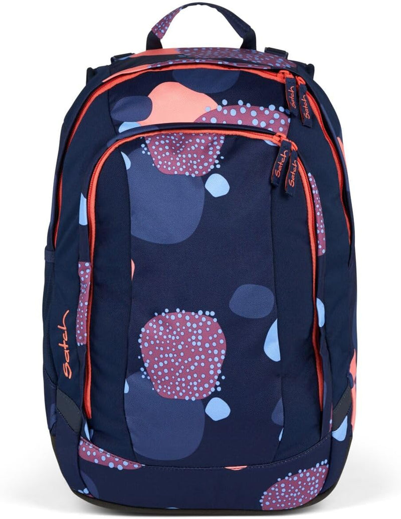 satch Air Schulrucksack Set 3tlg. inkl. Schlamperbox und Sportbeutel Coral Reef, Coral Reef