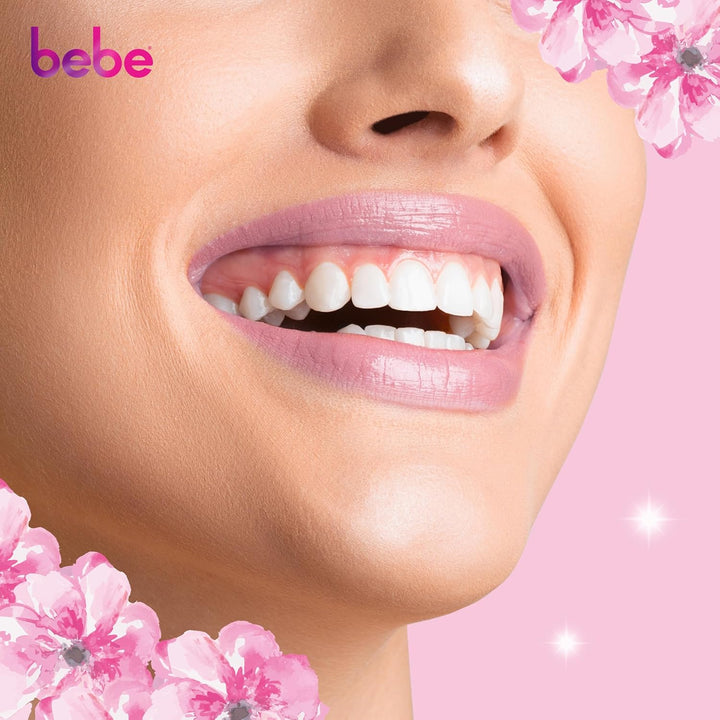 bebe Perlglanz Lippenpflege, Lippenpflegestift mit Rosenölextrakt und Sheabutter, verleiht den Lippe