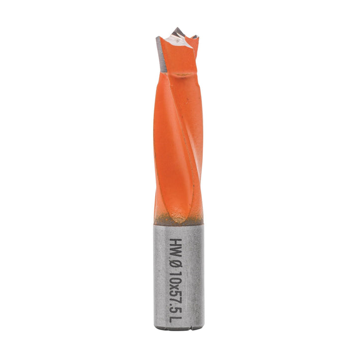 ENT 22086 Dübelbohrer HW, Schaft (S) 10 mm, Durchmesser (D) 10 mm, NL 30 mm, SL 20 mm, L 57,5 mm, Li