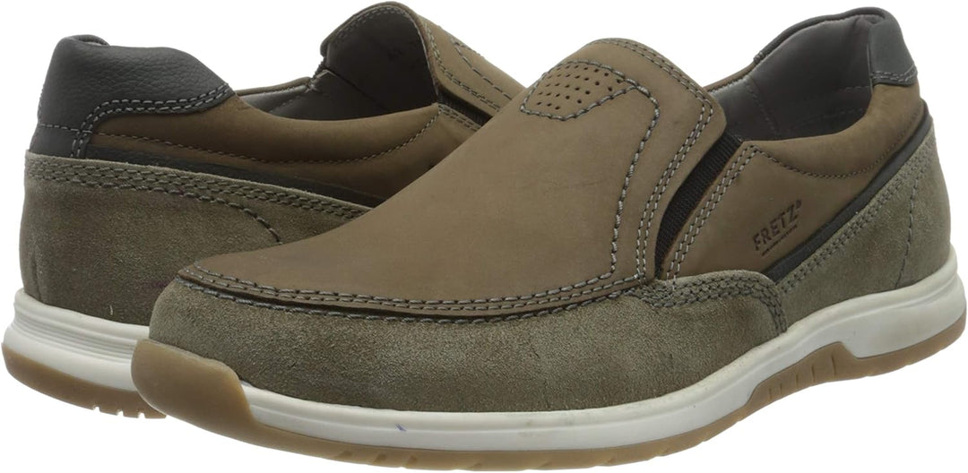 FRETZ men Herren Arezzo Slipper 46 EU Grün Fango 21, 46 EU Grün Fango 21