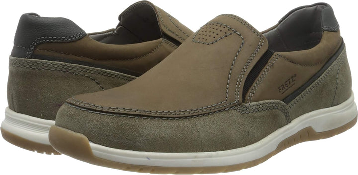 FRETZ men Herren Arezzo Slipper 46 EU Grün Fango 21, 46 EU Grün Fango 21