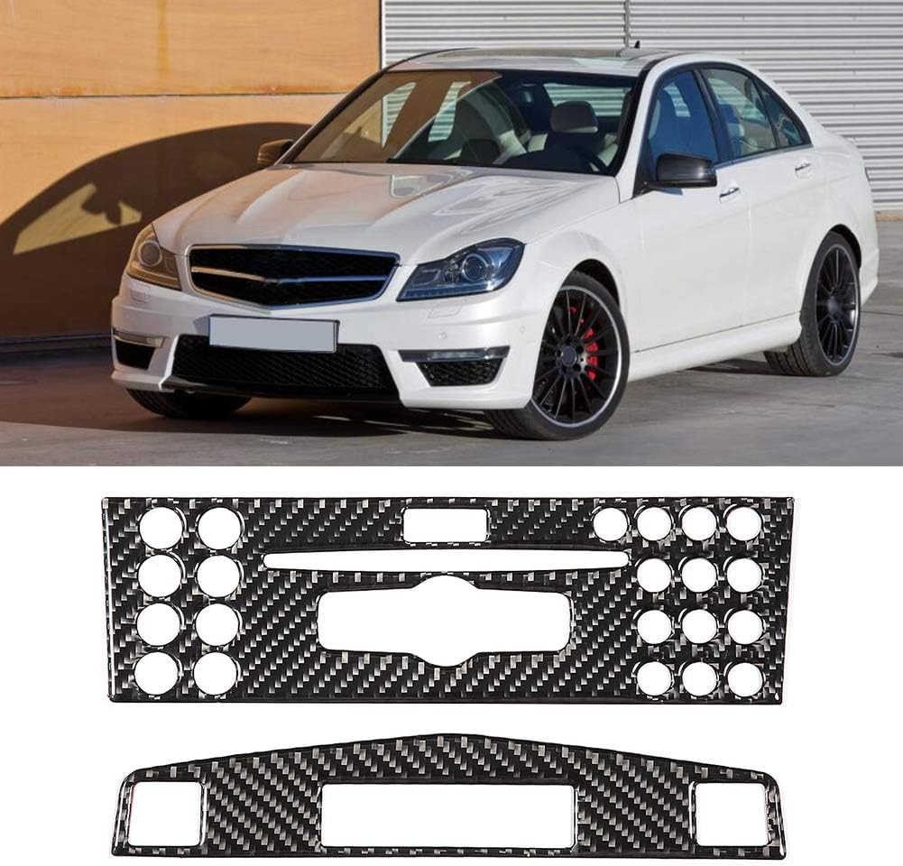 Suuonee Verkleidung Mittelkonsole, Carbon Verkleidung Mittelkonsole Navigationsleiste Passend für C