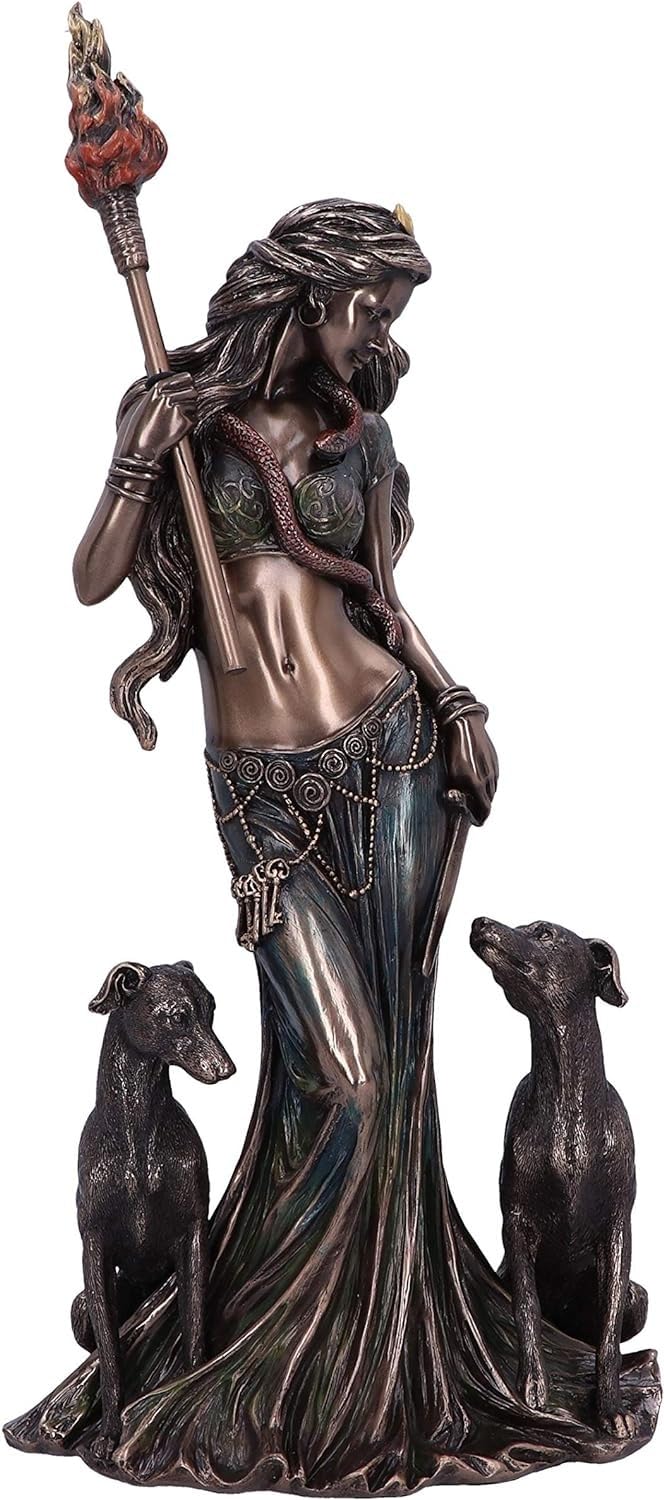 Nemesis Now Mythologische Hekate Mondgöttin, Bronze, 34 cm