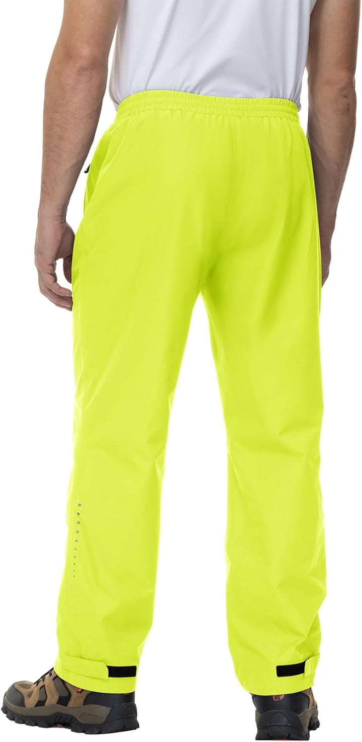 donhobo Herren Hose Wasserdicht Regenhose Leichte Winddichte Fahrrad für Outdoor Mesh Atmungsaktiv A