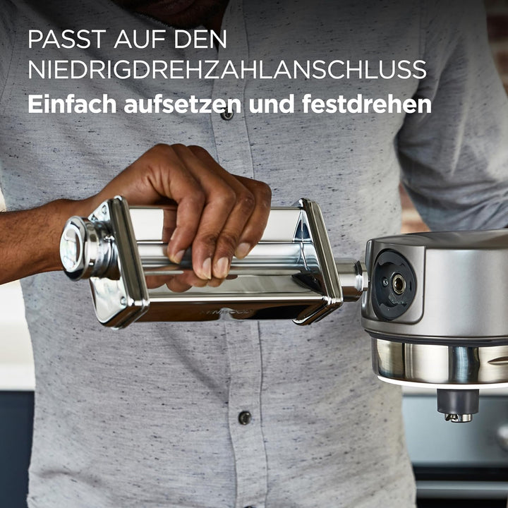 Kenwood Pasta-Set MAX980ME Zubehör für Kenwood Küchenmaschinen, elektrische Nudelmaschine mit Lasagn