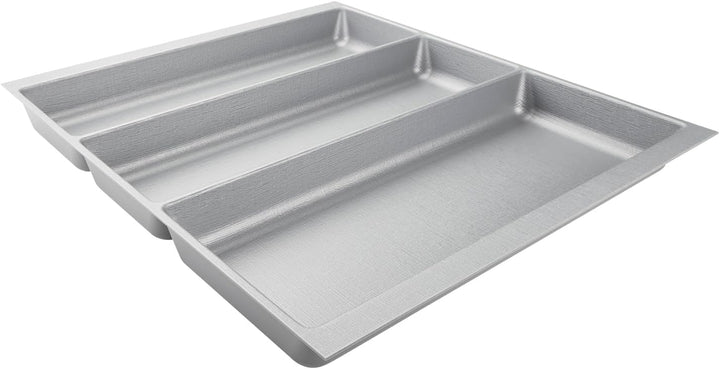 SO-BOX 2 Mehrzweckeinsatz Breite 50,9 cm, Tiefe 46,2 cm mit silbergrauer Kanvas-Struktur für Schubla