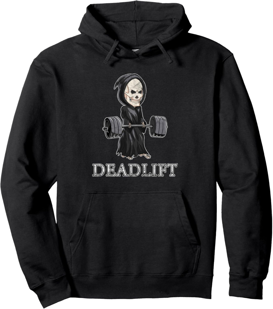 Deadlift Grim Reaper funny gym lover Pullover Hoodie
