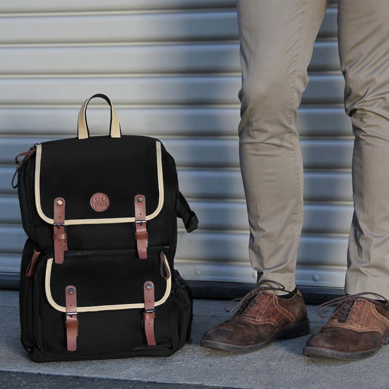 GOgroove Kamera Rucksack für Spiegelreflexkameras: DSLR Backpack ideal für Reisen, ausreichend Platz
