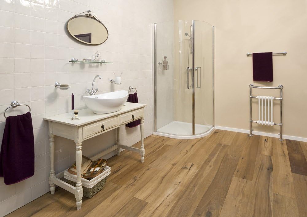 HACEKA allure Ablage, verchromt, 1126170 Ablage Glas, Ablage Glas