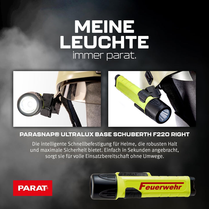 PARALUX® PX1 FEUERWEHR Set für Schuberth F220 Rechts (Länge x Breite x Tiefe 167 x 41 x 43 mm, Gewic