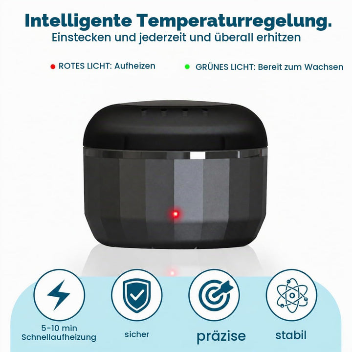 Nase Waxing set, Nasenhaar Wachs, Männer Nasenwachs Haarentfernung Set mit Mini Wax Maschine,USB-Sch