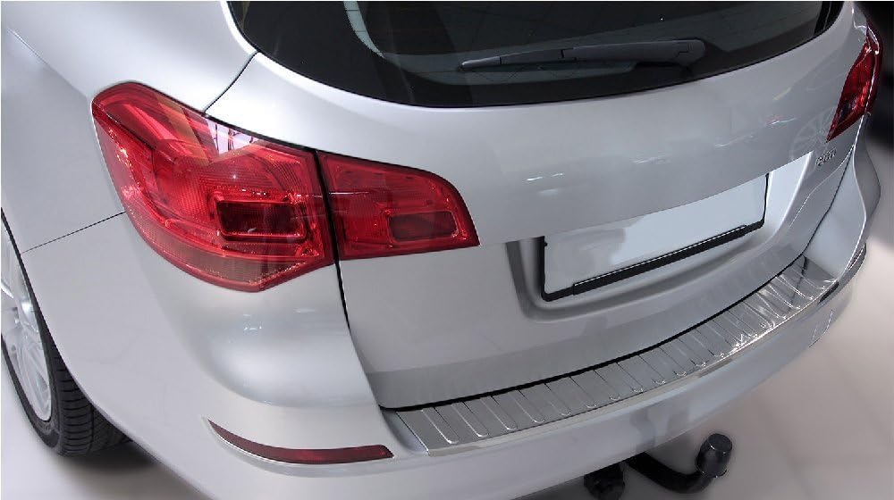 RECAMBO Ladekantenschutz Edelstahl kompatibel für OPEL Astra J Sports Tourer | 2010-08/2012 - Hochgl