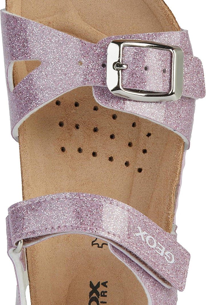Geox Mädchen J Adriel Girl C Sandal 24 EU 000kc Pink, 24 EU 000kc Pink