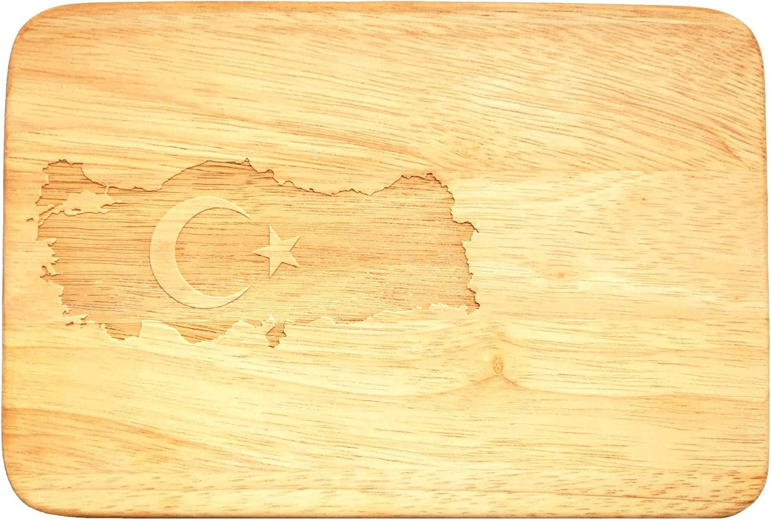Frühstücksbrettchen Türkei Brotbrett Türkiye Gravur