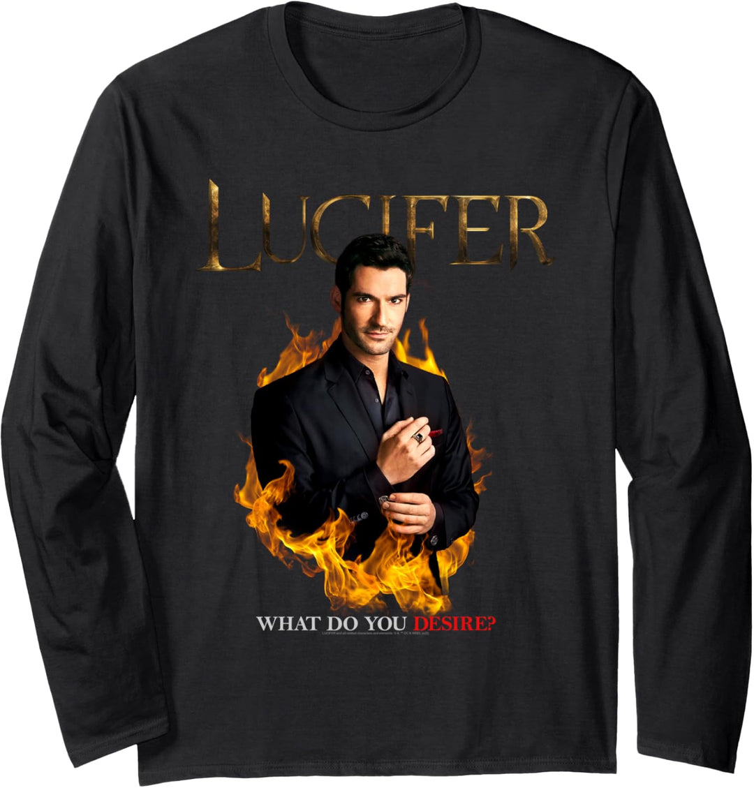 Lucifer What Do You Desire? Langarmshirt