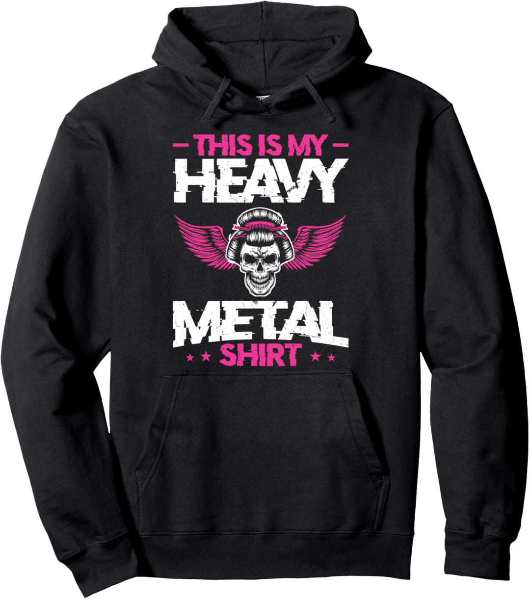 Das ist mein Heavy Metal Shirt Heavy Metal Pullover Hoodie