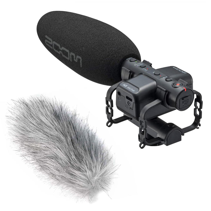 Zoom M3 MicTrak Stereo Audio Recorder + keepdrum Fell-Windschutz WSWH