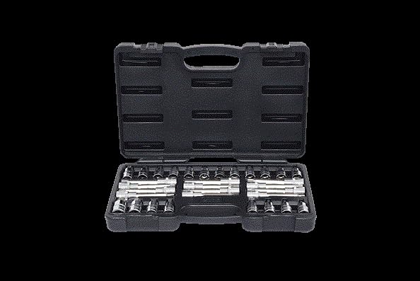 KS Tools 918.1752 1/2" CHROMEplus Bit-Stecknuss-Satz, 32-tlg.