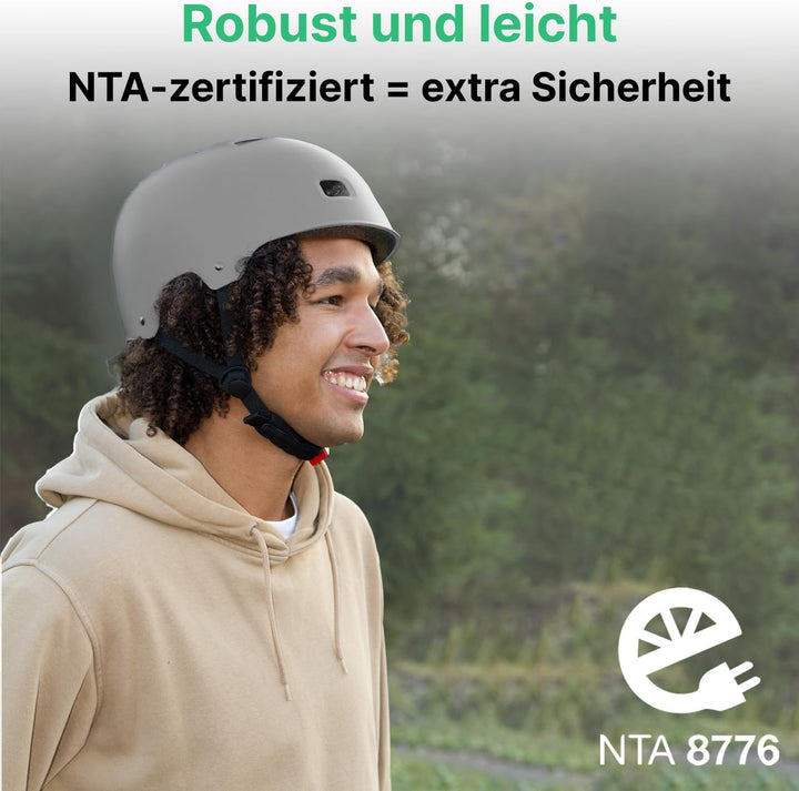 GOOFF Skatehelm - CE & NTA Zertifiziert - Skatehelm für Erwachsene und Kinder - auch als Fahrrad & S